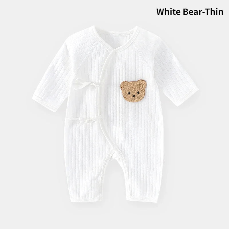Combinaison Bébé Motif Ours et Bonnet
