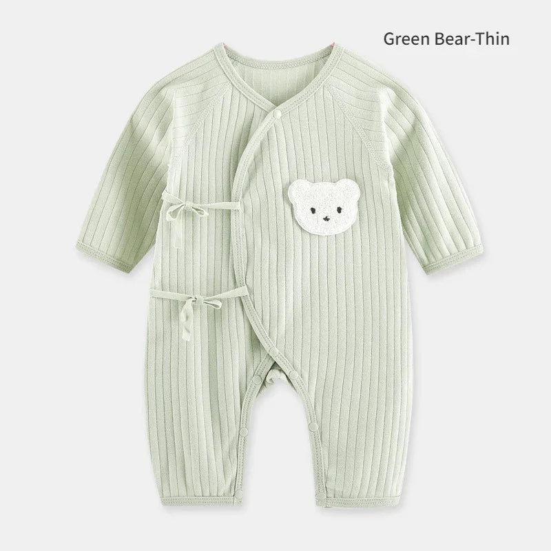 Combinaison Bébé Motif Ours et Bonnet