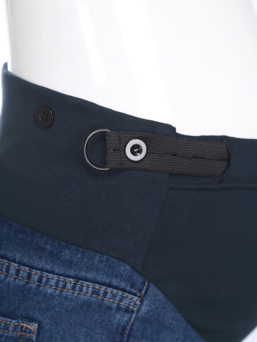 Jean Maternité Large – Taille Haute Ajustable & Maintien Ventre