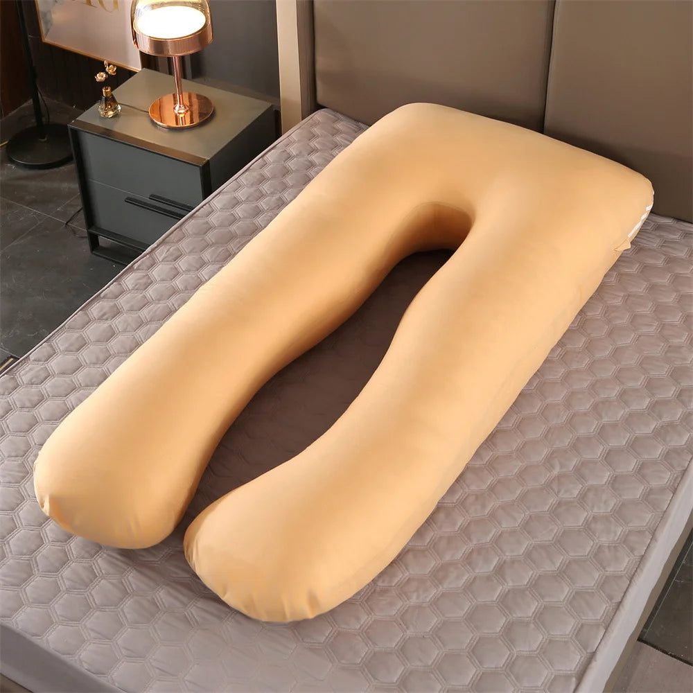 Oreiller de Grossesse et d'Allaitement en U – 70x130 cm