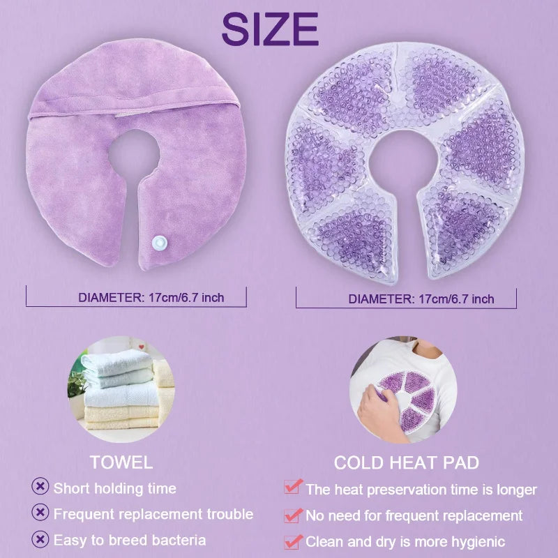 Coussinets d'Allaitement Chaud/Froid en Gel – Soulagement et Récupération Post-Partum