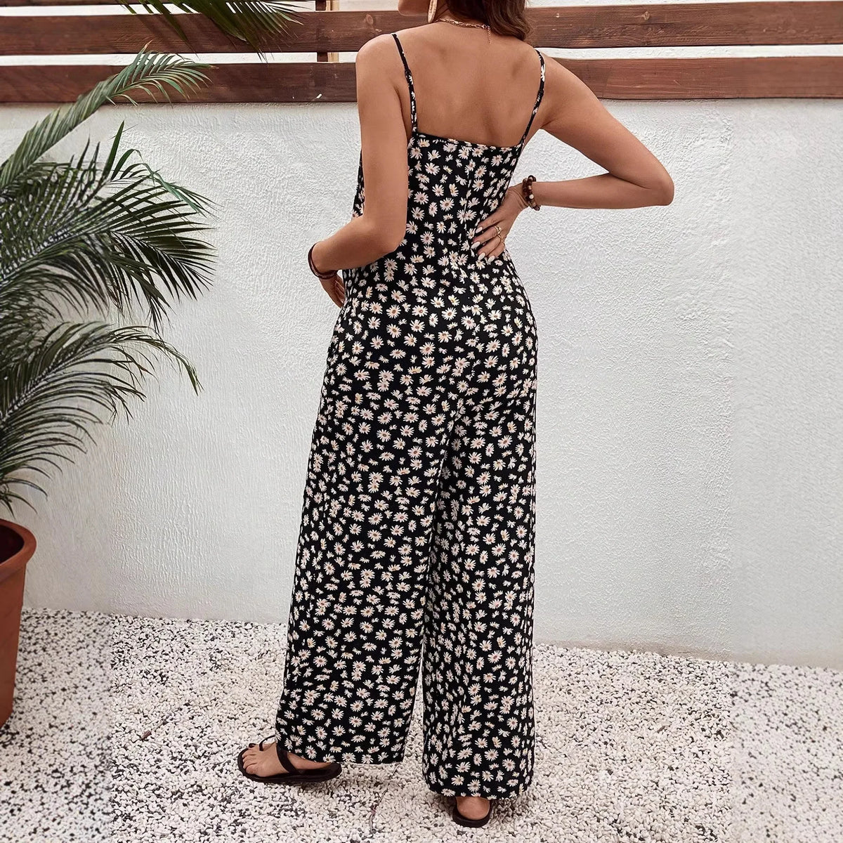 Pantalon Maternité Style Bohème – Imprimé Floral, Coupe Loose