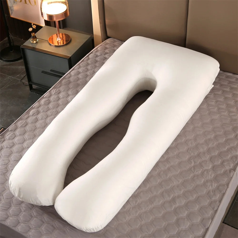 Oreiller de Grossesse et d'Allaitement en U – 70x130 cm