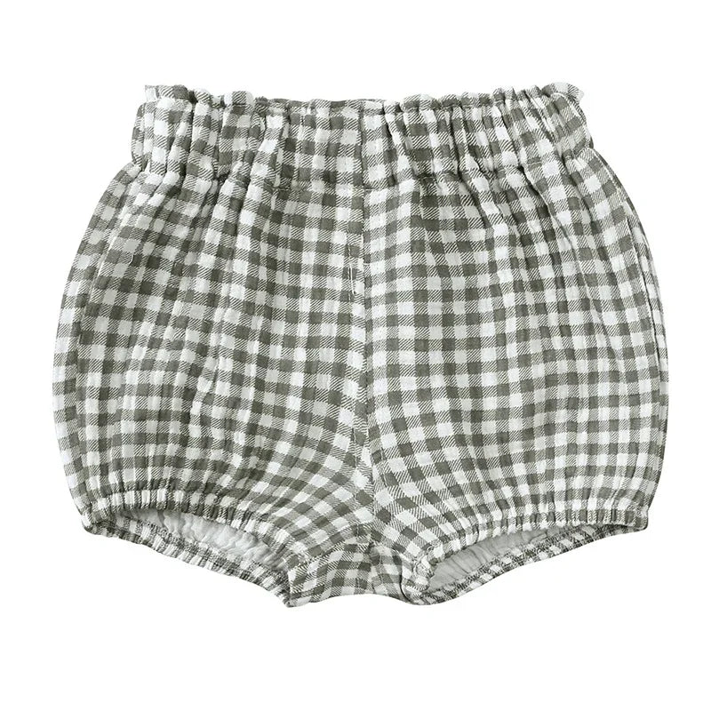 Short Bébé Été en Coton & Lin