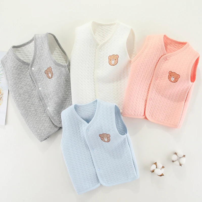 Gilet en Coton pour Bébé – Automne-Hiver