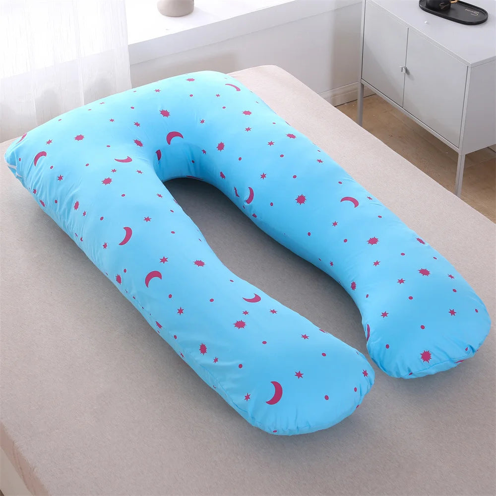 Oreiller de Grossesse et d'Allaitement en U – 70x130 cm