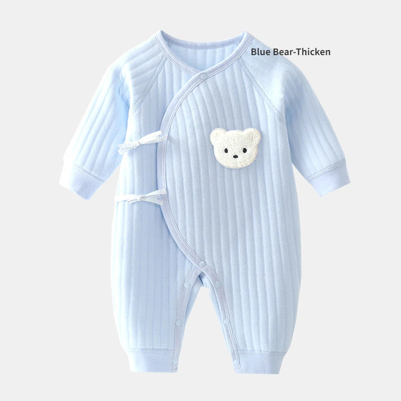 Combinaison Bébé Motif Ours et Bonnet