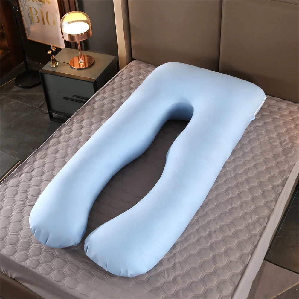 Oreiller de Grossesse et d'Allaitement en U – 70x130 cm