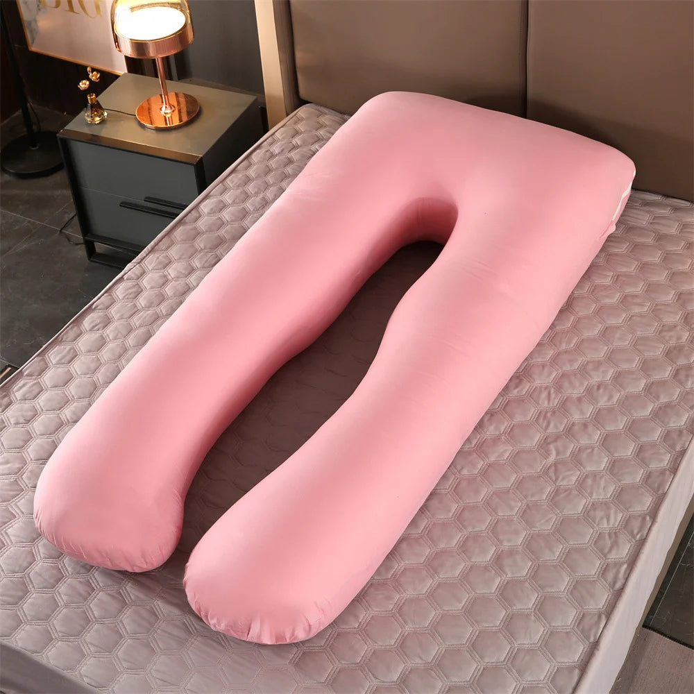 Oreiller de Grossesse et d'Allaitement en U – 70x130 cm