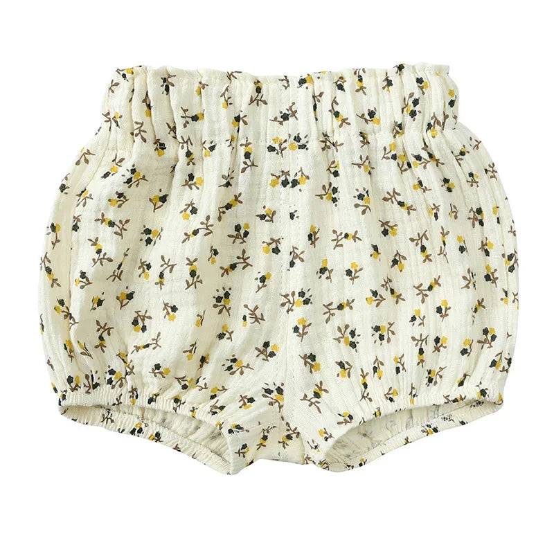 Short Bébé Été en Coton & Lin