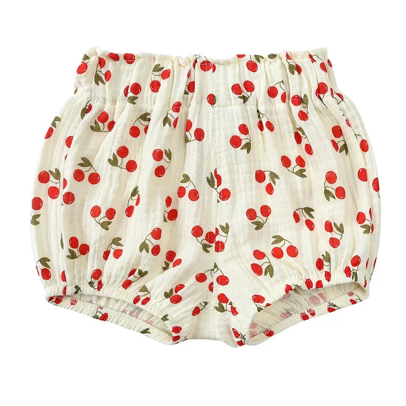Short Bébé Été en Coton & Lin