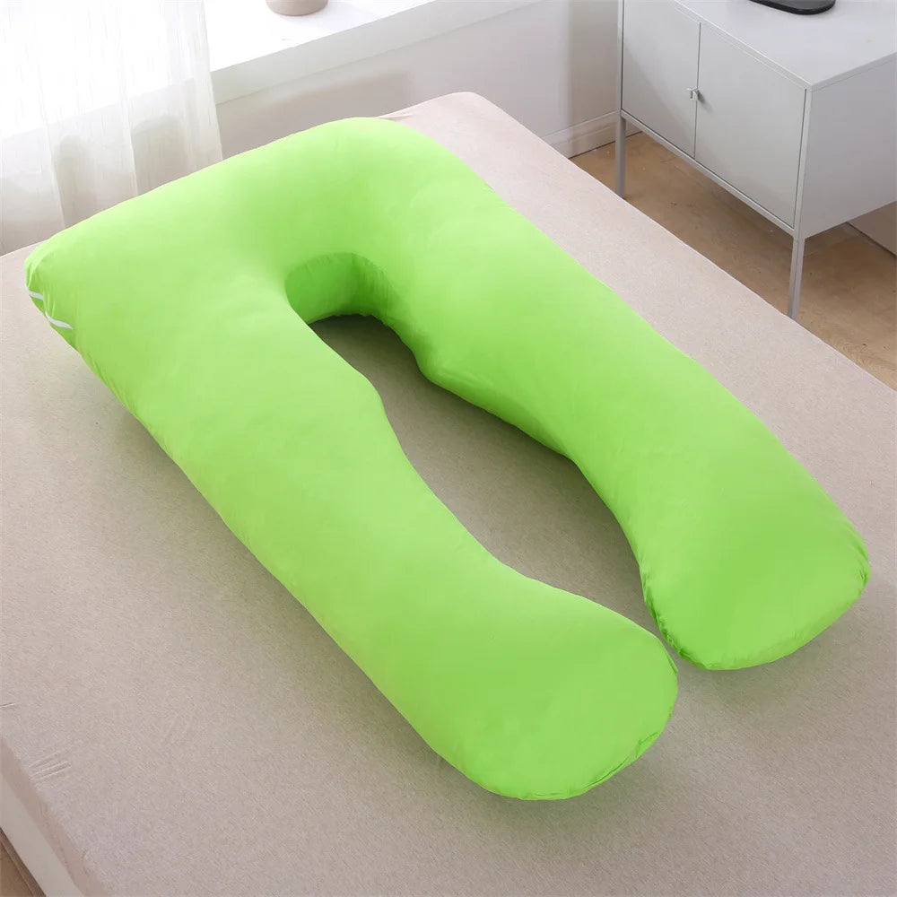 Oreiller de Grossesse et d'Allaitement en U – 70x130 cm