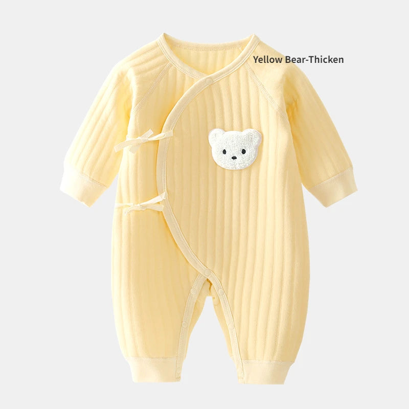 Combinaison Bébé Motif Ours et Bonnet