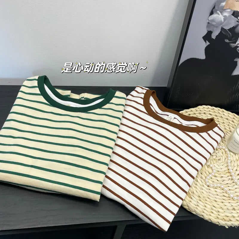 T-shirt Maternité & Allaitement Rayé