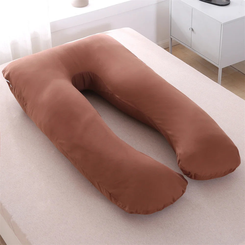 Oreiller de Grossesse et d'Allaitement en U – 70x130 cm