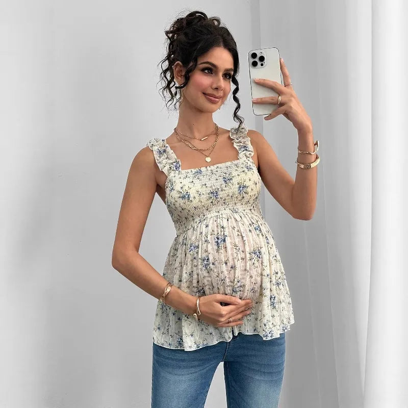 Top Maternité Imprimé Floral