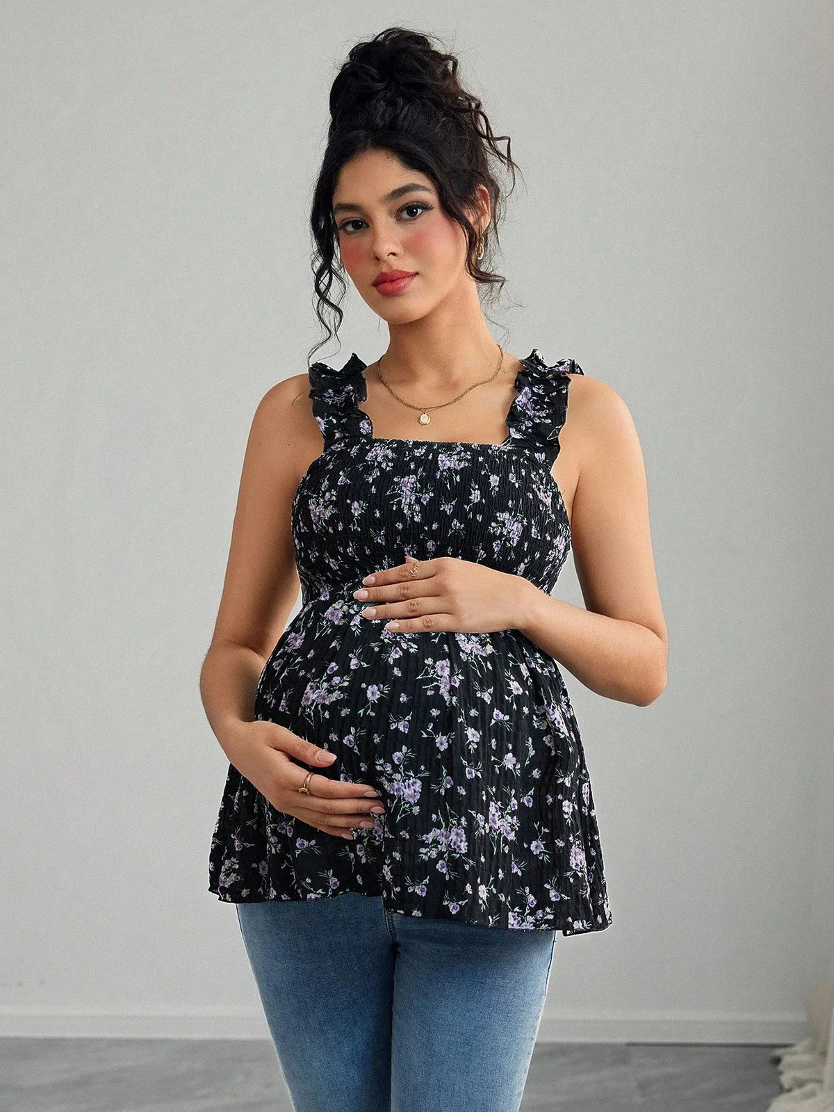 Top Maternité Imprimé Floral