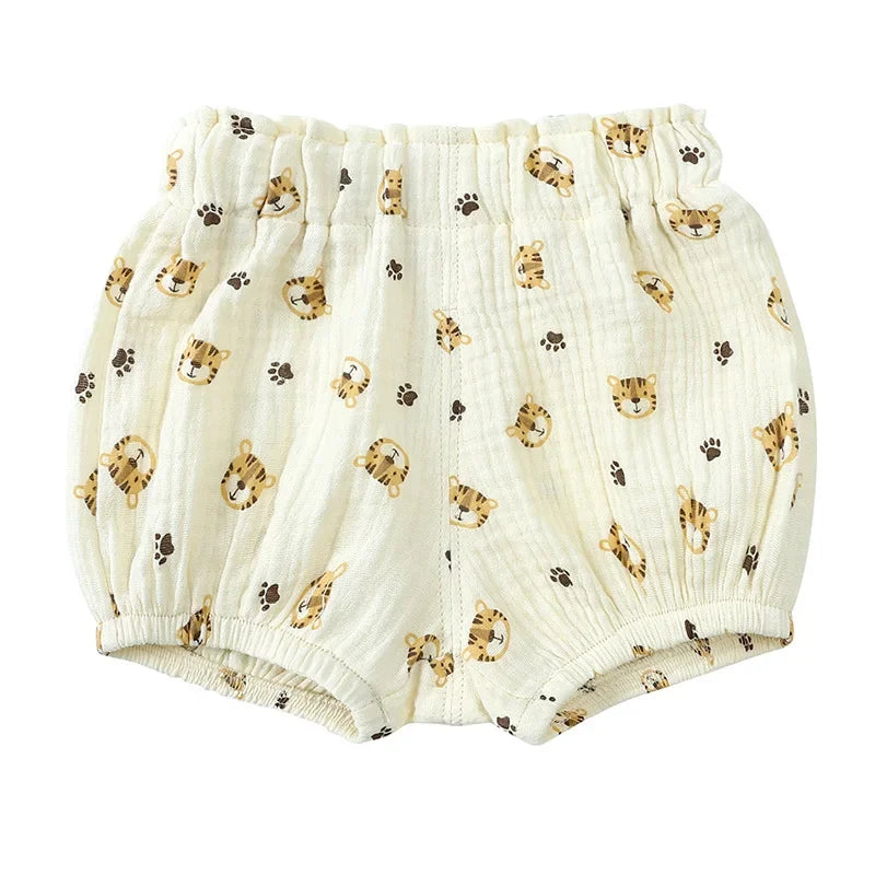 Short Bébé Été en Coton & Lin
