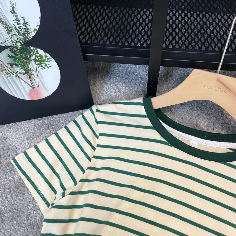 T-shirt Maternité & Allaitement Rayé