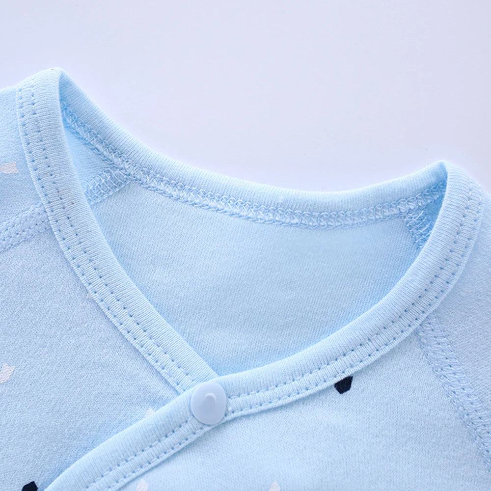 Grenouillère à Manches Longues en Coton pour Bébé