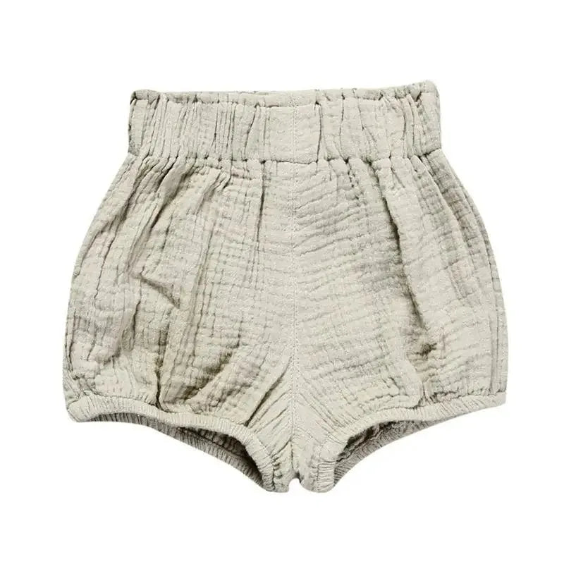Short Bébé Été en Coton & Lin